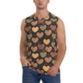 thumbnail image 1 of Pofeuu Heart Print Men's Muscle T-Shirt, Sleeveless, Muscle Tank, Classic Muscle Tee Top For Men Casual Sleeveless Muscle T-Shirt Trendy Clothes-XX-Large, 1 of 7