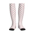 thumbnail image 1 of Pofeuu Heartbeat Symbol Print Compression Socks for Women & Men Circulation - Best Support for Nurses,Running,Athletic,Sports, 1 of 7