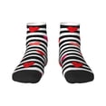 thumbnail image 1 of Pofeuu Hearts And Lines1 Print 30cm Socks, Adult Running Hiking Socks for Youth and Adult, 1 of 7