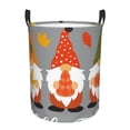 thumbnail image 1 of Pofeuu Hello Fall Gnomes Print Laundry Basket Circular Laundry Hamper with Handle Waterproof Oxford Fabric Foldable Dirty Clothes Storage Bucket Gift Storage Basket-Medium, 1 of 6