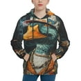 thumbnail image 1 of Pofeuu Hip-Hop Duck Print Kids Pullover Hoodies Warm Thick Hooded Sweatshirt with Packet for Boys Girls-Medium, 1 of 6