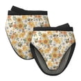 thumbnail image 1 of Pofeuu Hippie Bee Honeycomb Print Thickened Mini Silicone Oven Mitts Heat Resistant, Rubber Oven Mitt Gloves, Finger Pinch Grips, Pot Holder, Silicone Potholder, 1 of 7