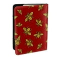 thumbnail image 1 of Pofeuu Hohey Bee Golden Print Travel Document Organizer Passport Holder Men Women for Family (6.5 in x 4.5 in),Wallet Holder Credit Card Clutch Bag Case, 1 of 5
