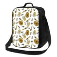 thumbnail image 1 of Pofeuu Honey Print Lunch Bag Women Insulated Lunch Box Reusable Leakproof Large Spacious Cooler Tote for Women Men, 1 of 7