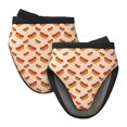 thumbnail image 1 of Pofeuu Hot Dog 2 Print Thickened Mini Silicone Oven Mitts Heat Resistant, Rubber Oven Mitt Gloves, Finger Pinch Grips, Pot Holder, Silicone Potholder, 1 of 7
