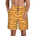 thumbnail image 1 of Pofeuu Hot Dogs Prin Men's Swim Trunks Quick Dry Bathing Suit Swimming Board Shorts Mesh Lining Beach Swimwear-XX-Large, 1 of 6