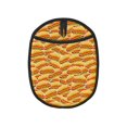 thumbnail image 1 of Pofeuu Hot Dogs Print Silicone Pot Mat Mitten With Hanging Loop Heat Resistant Oven Mitts Non-Slip Bbq Baking Smoking Potholders, 1 of 7