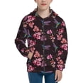 thumbnail image 1 of Pofeuu Humming Bird And Tropical Print Teenage Zipper Hoodie Sweatshirts Hooded Casual Jackets With Pocket For Boys Girls-Small, 1 of 6