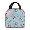 thumbnail image 1 of Pofeuu I Am A Fan Popcorn Print Lunch Bag Lunch Box Large Capacity Insulated Lunch Bag for Adult, Leakproof Reusable Lunch Tote Bags for Work, 1 of 5