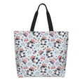 thumbnail image 1 of Pofeuu I Love USA Print Reusable Grocery Bags - Washable, Foldable, Packable Tote, Large Handles, Heavy Duty, Zippered Top Pouch, 1 of 8