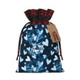thumbnail image 1 of Pofeuu Ice Blue Heart Print Burlap Bags with Drawstrings Drawstring Gift Bags Pouch Bag for Thankgiving Birthday Party Gift Wrapping Treats and Party Favors-Black, 1 of 8