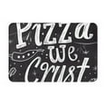 thumbnail image 1 of Pofeuu In Pizza We Crust Art Print Flannel Doormats Rug16"x24"Rug Washable Doormats Indoor Outdoor Rugs for Layered Front Door Mats, Porch, Kitchen, Entryway, 1 of 7