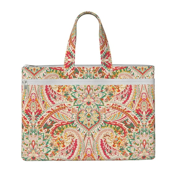 Pofeuu Indian Paisley 1 Print Laptop Bag Carrying - Computer Bag Laptop Case Shoulder Slim Work Travel