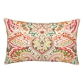 thumbnail image 1 of Pofeuu Indian Paisley 1 Print Polyester Microfiber Plush Pillowcases, Super Soft and Cozy Pillow Case Covers with Envelop Closure（Pillow core not included）-14"x20", 1 of 6