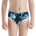 thumbnail image 1 of Pofeuu Ink Rose Print Boy's Briefs Toddler Boys' Underwear, Organic Cotton, Comfort Briefs-Large, 1 of 7