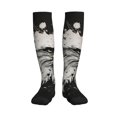 thumbnail image 1 of Pofeuu Ink Style Bald Eagle Print Compression Socks for Women & Men Circulation - Best Support for Nurses,Running,Athletic,Sports, 1 of 7