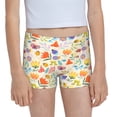 thumbnail image 1 of Pofeuu Insects In Plants Print Soft Cotton Girls Boyshort panties Toddler Underwear-X-Small, 1 of 5