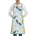 thumbnail image 1 of Pofeuu Japanese Carps Print Aprons with Pockets, Cute Aprons for Kitchen, Cooking, Server, Barber, Chef Apron, 1 of 7