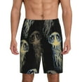 thumbnail image 1 of Pofeuu Jellyfish Print Men's Soft Woven Elastic Waistband Sleep Pajama Short-Medium, 1 of 6