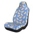 thumbnail image 1 of Pofeuu Kawaii Corgi Print Automotive Car Seat Covers Flat Cloth Full Set Seat Covers,Car Seat Covers front seats for Cars Trucks and SUVs-2 PCS, 1 of 9