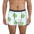 thumbnail image 1 of Pofeuu Kawaii Frogs Print Men’s Boxer Briefs, Moisture-Wicking Underwear, Regular,Trunk-Small, 1 of 5
