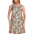 thumbnail image 1 of Pofeuu Kitchen Food Print Women's Sleeveless Dress, Loose Fit Summer Dress, Casual Tank Dress for Women, 1 of 7
