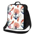 thumbnail image 1 of Pofeuu Koi Fish And Corals Print Lunch Bag Women Insulated Lunch Box Reusable Leakproof Large Spacious Cooler Tote for Women Men, 1 of 7