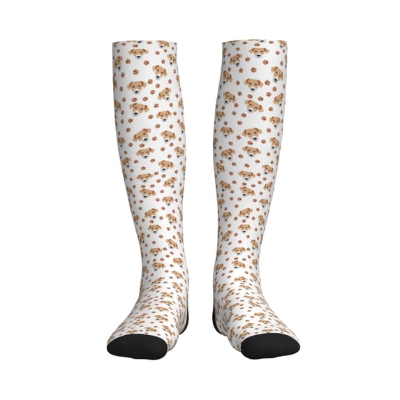 Pofeuu Labrador Retriever Dog Print Compression Socks for Women & Men Circulation - Best Support for Nurses,Running,Athletic,Sports