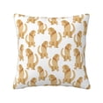 thumbnail image 1 of Pofeuu Labrador Retriever Dog Print Double-sided plush pillowcase Square Throw Pillow Covers Pillows Cover for Living Room Bedroom Sofa Couch Cushion Cover（No pillow core）-24"x24", 1 of 7