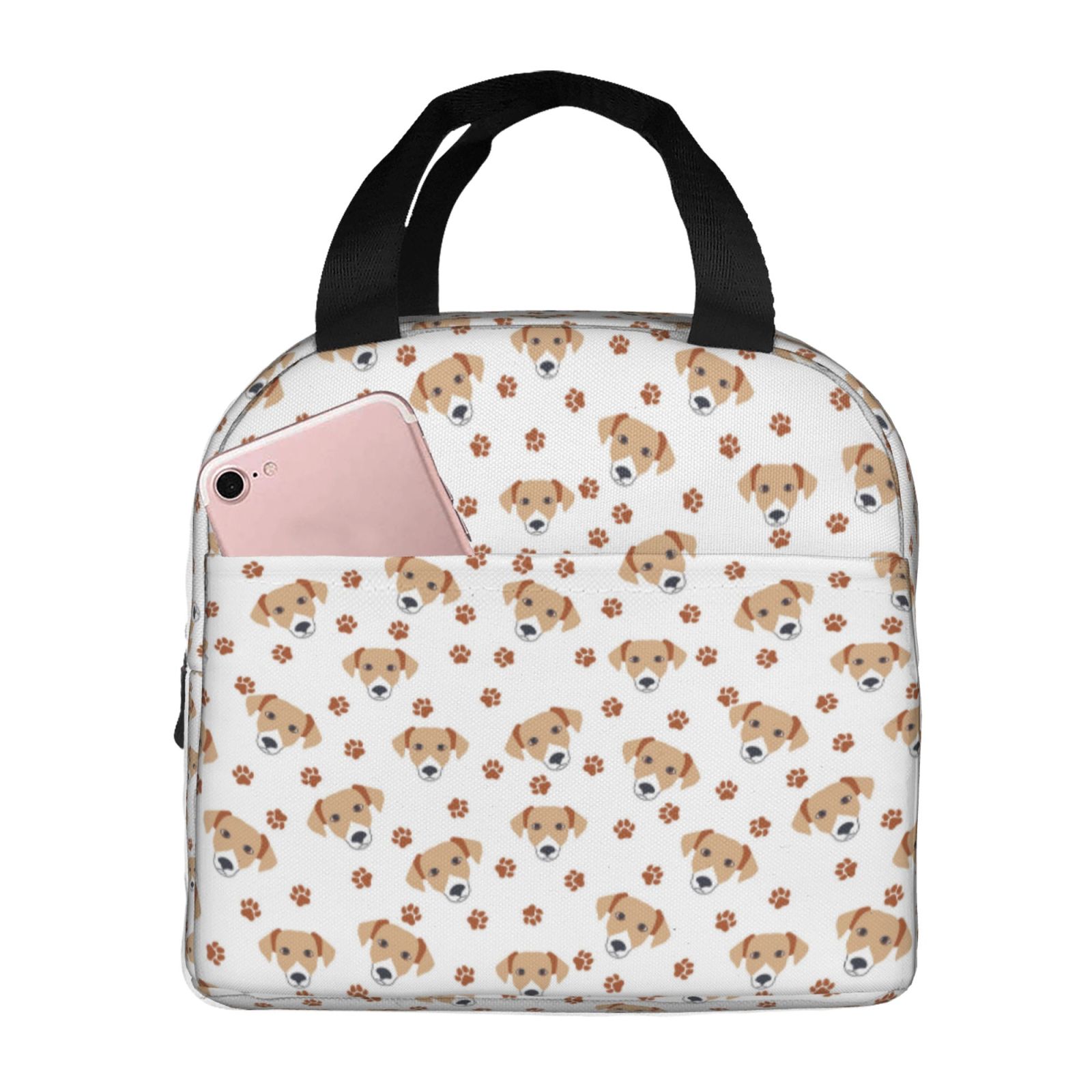 Pofeuu Labrador Retriever Dog Print Lunch Bag Lunch Box Insulated Lunch ...