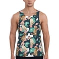 thumbnail image 1 of Pofeuu Labrador Retriever Dog Print Men's Workout Tank Tops Sleeveless Muscle Gym Shirt Quick Dry-4X-Large, 1 of 7