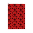 thumbnail image 1 of Pofeuu Ladybug Pattern Print Premium Golf Towel with Carabiner Clip Absorbent Microfiber Waffle Pattern Golf Towel for Golf Bag Trolly Belt Loop, 1 of 8