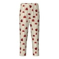 thumbnail image 1 of Pofeuu Ladybug With Mushroom Print Teenagers' Pajama Pants, Soft Lounge Pajama Pants with big pockets for Men Plaid Pj Bottoms-XS(5-6), 1 of 6