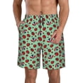 thumbnail image 1 of Pofeuu Ladybugs 3 Prin Men's Swim Trunks Quick Dry Bathing Suit Swimming Board Shorts Mesh Lining Beach Swimwear-XX-Large, 1 of 6