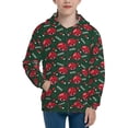 thumbnail image 1 of Pofeuu Ladybugs In Love Print Teenage Zipper Hoodie Sweatshirts Hooded Casual Jackets With Pocket For Boys Girls-Small, 1 of 6