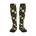 thumbnail image 1 of Pofeuu Lavender Flowers Print Compression Socks for Women & Men Circulation - Best Support for Nurses,Running,Athletic,Sports, 1 of 7