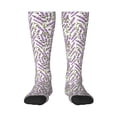 thumbnail image 1 of Pofeuu Lavender Flowers Print Stockings, Adult Running Hiking Socks for Youth and Adult, 1 of 6