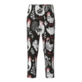 thumbnail image 1 of Pofeuu Laying Hens And Roosters Print Teenagers' Pajama Pants, Soft Lounge Pajama Pants with big pockets for Men Plaid Pj Bottoms-XS(5-6), 1 of 6