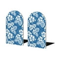 thumbnail image 1 of Pofeuu Leaves And Flowers Print Large Bookend Hold Heavy Books- Wood Bookends for Heavy Books Heavy Duty Book Ends Wood Bookends for Office Desk Non-Skid, 1 of 7