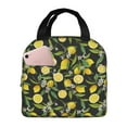 thumbnail image 1 of Pofeuu Lemon Fruits Flowers Leaves Print Lunch Bag Lunch Box Large Capacity Insulated Lunch Bag for Adult, Leakproof Reusable Lunch Tote Bags for Work, 1 of 5
