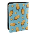 thumbnail image 1 of Pofeuu Lemon Ice Cream Print Travel Document Organizer Passport Holder Men Women for Family (6.5 in x 4.5 in),Wallet Holder Credit Card Clutch Bag Case, 1 of 5