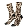 thumbnail image 1 of Pofeuu Leopard Print-2 Print Crew Socks, Adult Running Hiking Socks for Youth and Adult, 1 of 6