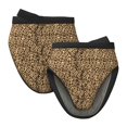 thumbnail image 1 of Pofeuu Leopard Print Brown Print Thickened Mini Silicone Oven Mitts Heat Resistant, Rubber Oven Mitt Gloves, Finger Pinch Grips, Pot Holder, Silicone Potholder, 1 of 7
