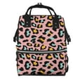 thumbnail image 1 of Pofeuu Leopard Print Diaper Bag Backpack, Multifunction Travel Pack Maternity Baby Changing Bags, Large Capacity, Waterproof, 1 of 6