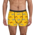 thumbnail image 1 of Pofeuu Leopard Print Print Men’s Boxer Briefs, Moisture-Wicking Underwear, Regular,Trunk-XX-Large, 1 of 5