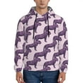 thumbnail image 1 of Pofeuu Leopard Print Print Mens Casual Hooded Collar Drawstring Hoodies Pullover Sweatshirts Casual Long Sleeve Shirts-XX-Large, 1 of 7