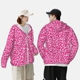 thumbnail image 1 of Pofeuu Leopard Print Sun Protection Outdoor Lightweight Full Zip UV Cooling Hoodie Long Sleeve Summer Clothing for Outdoor Hiking-Medium, 1 of 5