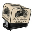 thumbnail image 1 of Pofeuu Let The Adventure Begin Print Toaster Cover 4 Slice, Bread Dust Cover & Fingerprint Protection, Kitchen Small Appliance Covers(Toaster Cover), 1 of 7