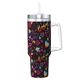 thumbnail image 1 of Pofeuu Lgbt Rainbow For Pride Print 40oz Ice Bully With Handle And Straw Stainless Steel Vacuum Insulated Cup And 2 In 1 Straw Lid, 1 of 8