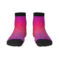 thumbnail image 1 of Pofeuu Light Purple Glitter Print 30cm Socks, Adult Running Hiking Socks for Youth and Adult, 1 of 7